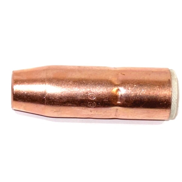 Parker Torchology Tregaskiss Style Nozzle, Slip-On, Copper, 1/2" with 1/8" Recess, Short Taper P401-4-50 - main
